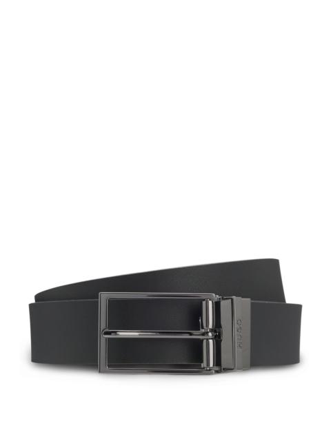 ITALIAN-MADE REVERSIBLE BELT IN LEATHER