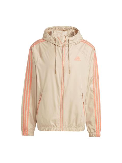 adidas Bsc 3-Stripes Rain.Rdy Jackets 'Beige Pink' HM2267
