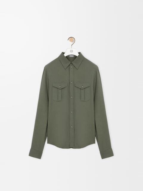 Shirt in viscose blend