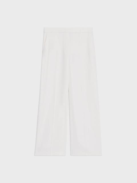 Straight Pull-On Pant in Linen-Viscose