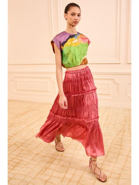 Virginie Silk Skirt
