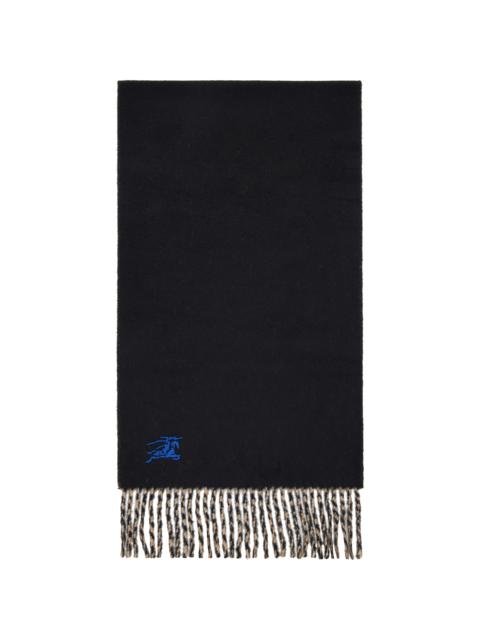 Black & Tan Reversible Cashmere Scarf