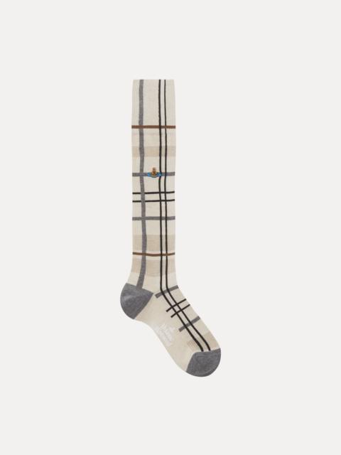 TARTAN HIGH SOCK