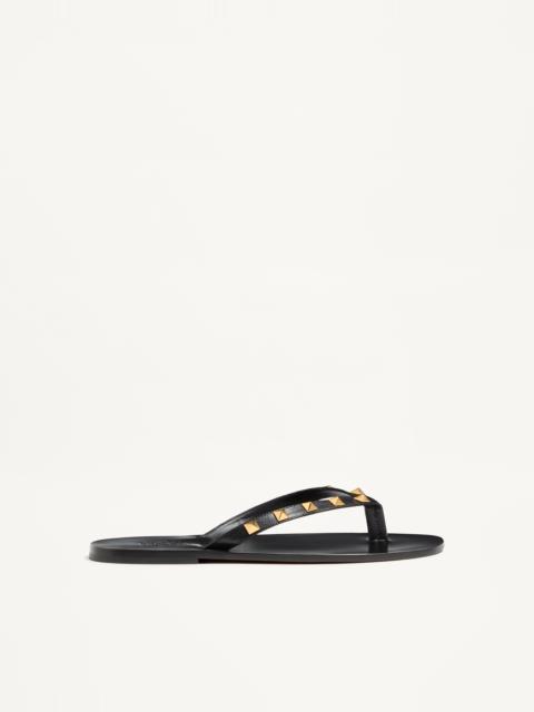 ROCKSTUD GOATSKIN FLIP FLOPS