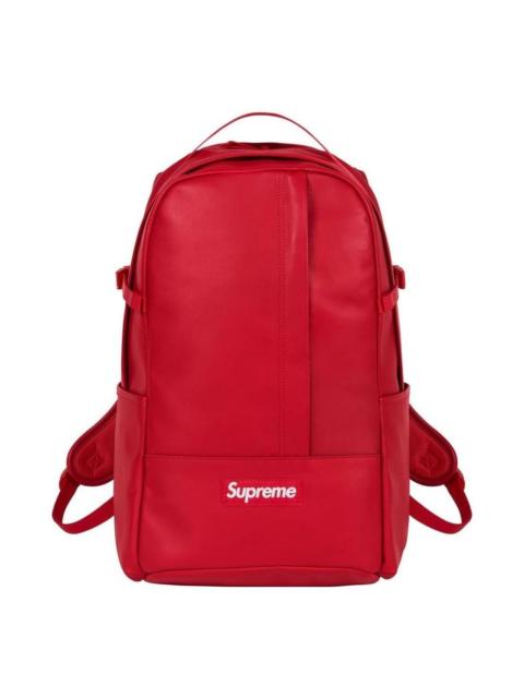 Supreme FW23 Leather Bag 'Red' SUP-FW23-0829