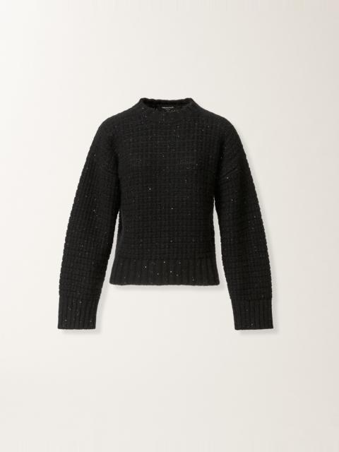 Platinum sweater with sequins