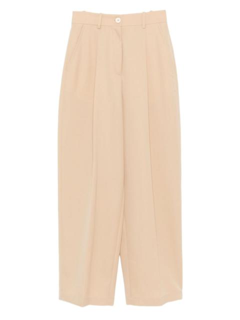 pleated pocket trousers