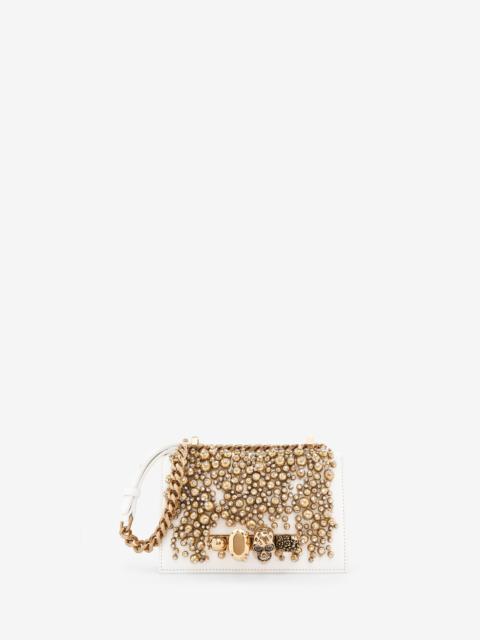 Crystal Embroidery Mini Jewelled Satchel
