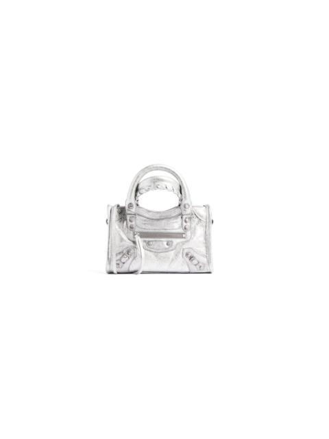Women's Le City Bag Nano  in Silver