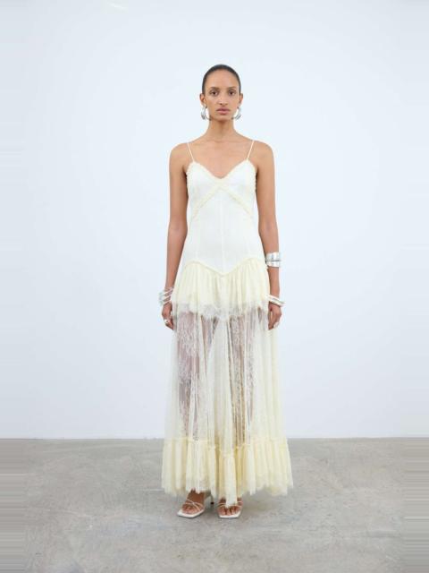 KALA MIDI DRESS IN IVORY LACE
