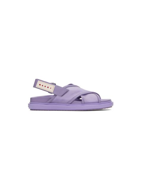 Purple Fussbett Sandals