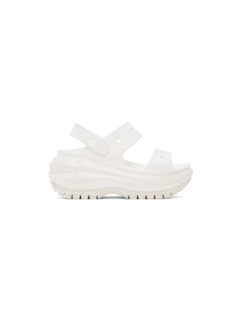 White Mega Crush Sandals
