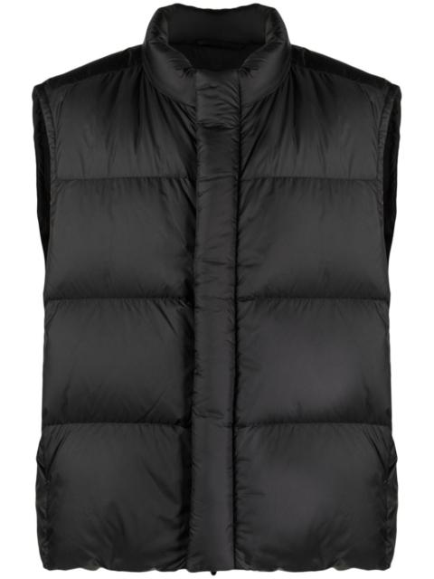 Cloud zip-up quilted puffer gilet
