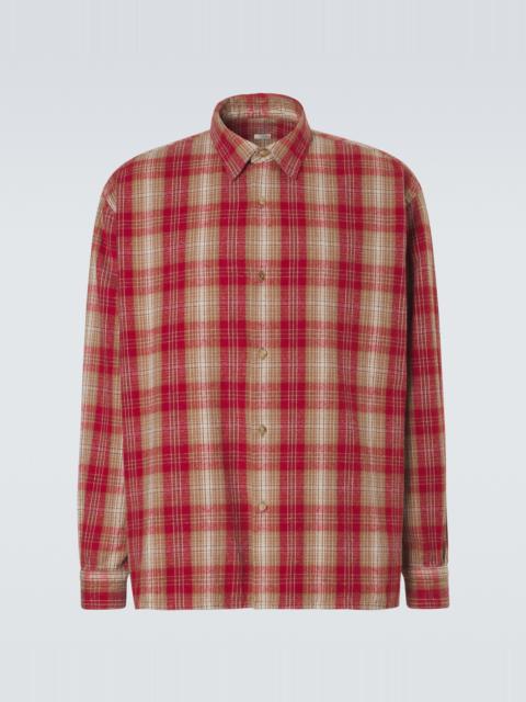 Vintage cotton and silk twill shirt