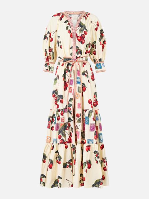 TIERED SHIRT DRESS WITH SHORT SLEEVE