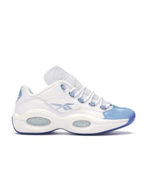 Reebok Question Low Patent Toe Carolina Blue
