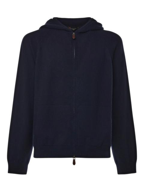 hooded zip-up jacket