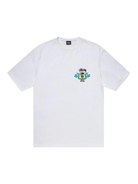Stussy Skull Crest Tee 'White'