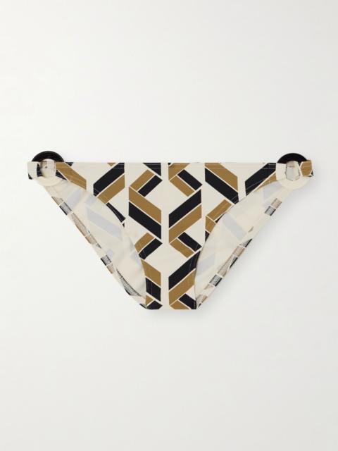 Alchime embellished printed bikini bottoms Multi