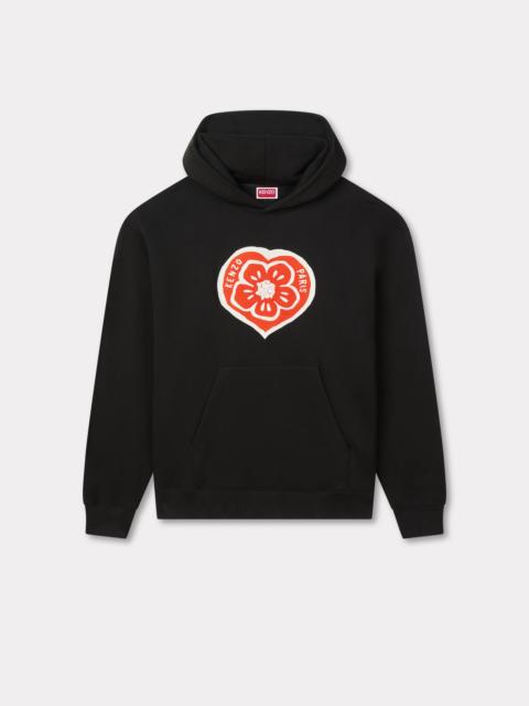 'KENZO Boke Heart' oversized hoodie in cotton