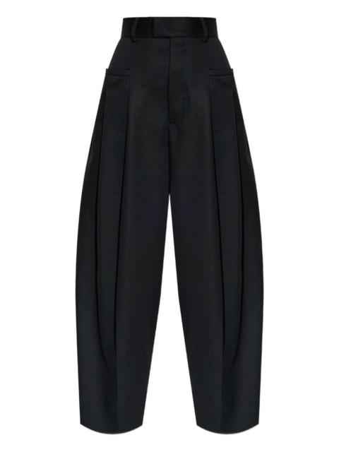 logo-plaque trousers