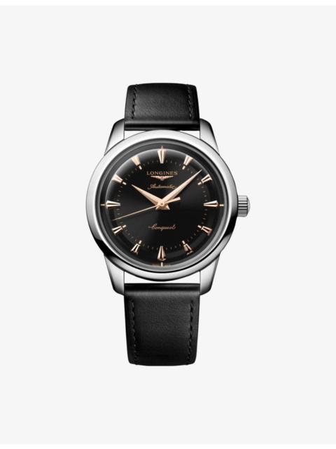 L1.650.4.52.2 Conquest Heritage Stainless-Steel Automatic Watch