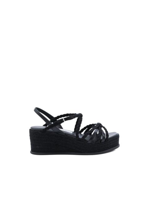 Nyra braided platform espadrilles