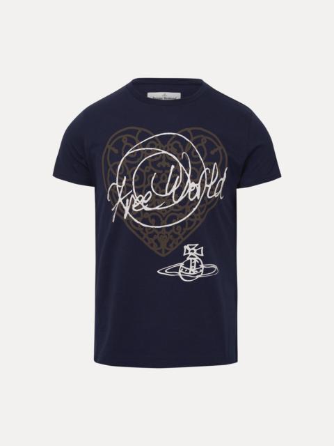 FREE WORLD-HEART PERU T-SHIRT