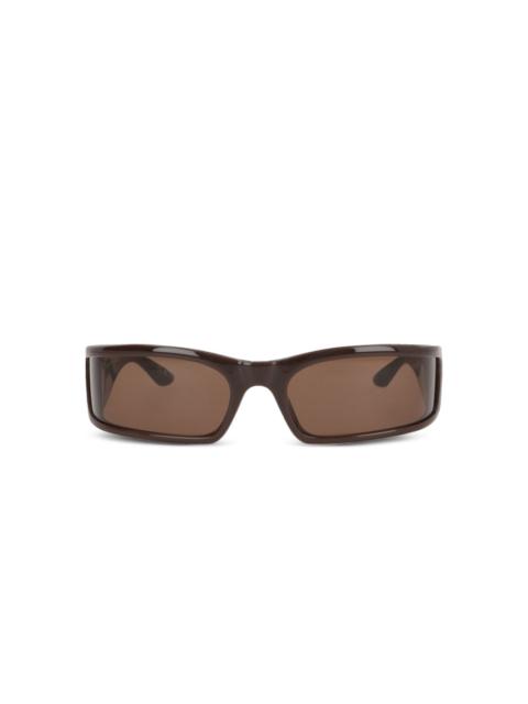 BB-logo rectangle sunglasses
