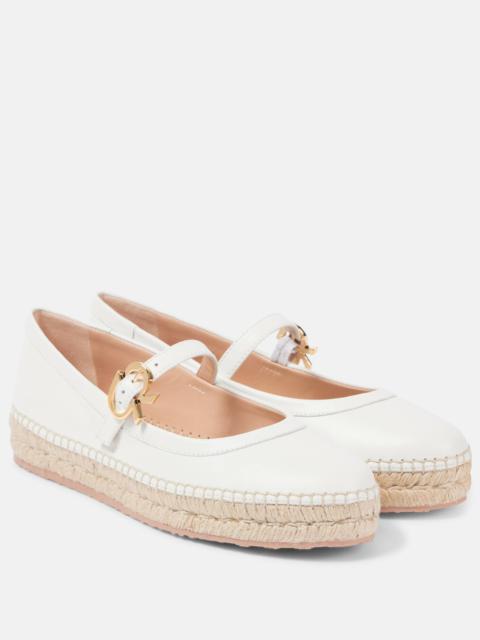 Elda leather Mary Jane flats
