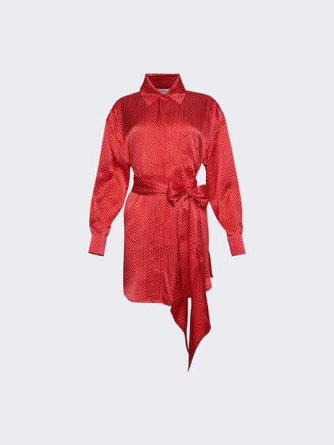 Mini Shirt Dress Daring Red