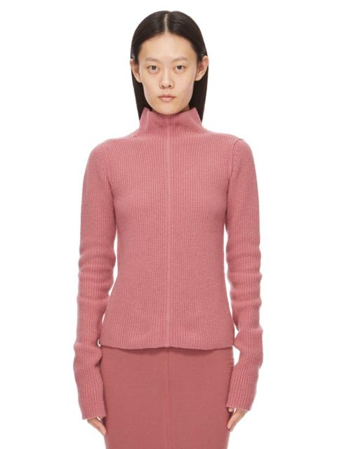 Maglia ribbed cashmere and wool-blend turtleneck sweater