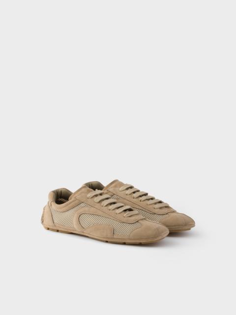 Montecarlo Re-Edition 2005 suede and mesh sneakers