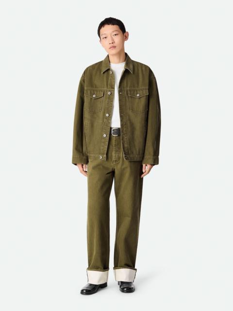 Colored Turned Up Jeans