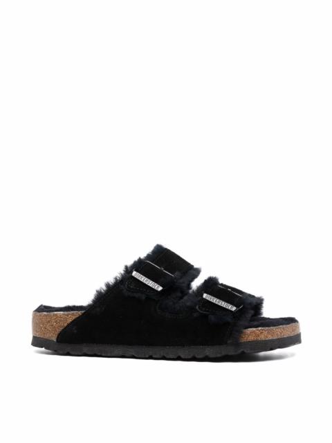 Arizona shearling suede sandals