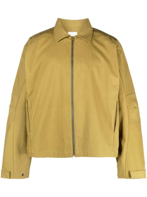 zip-front shirt jacket
