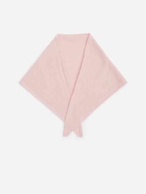 Pink Prima Wool Triangle Scarf