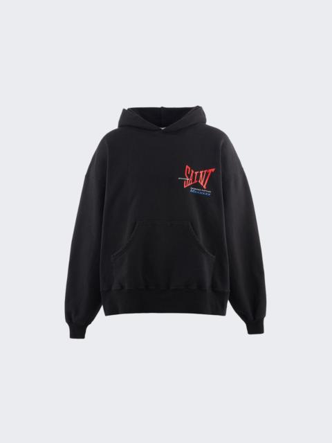 Ribbon Saint Hoodie Black