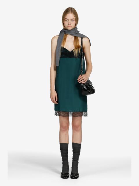 SLIPDRESS WITH LACE DETAILS