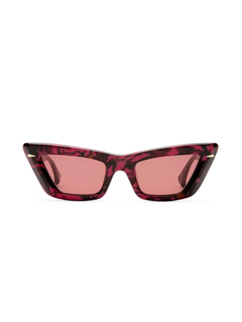 Le Specs Lucia Burgundy Marble