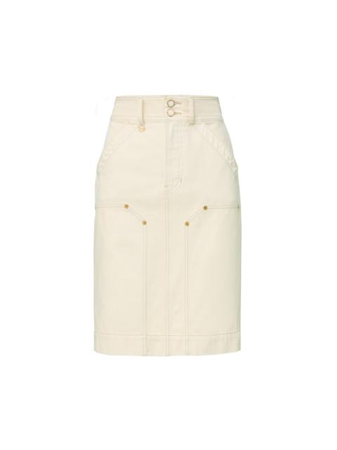 RIAN DENIM MIDI SKIRT