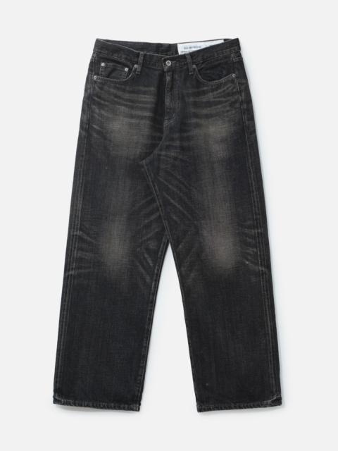 WASHED DENIM DP WIDE PANTS