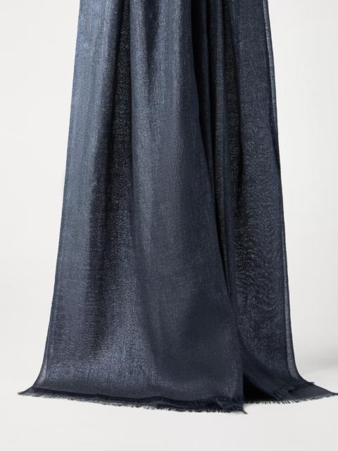Cashmere and silk sparkling scarf