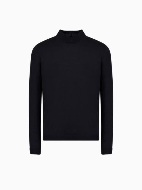 Icon cashmere mock-neck jumper