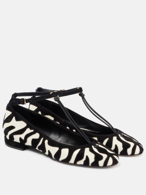 Polline leather ballet flats