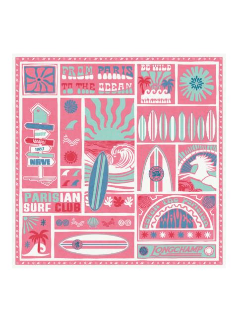 Parisian Surf Club Silk scarf 90 Shrimp - Silk