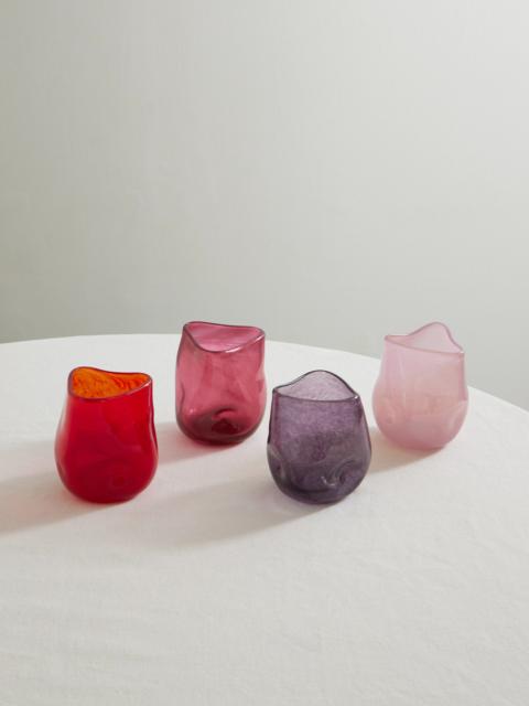 Set Of Four Recycled-glass Tumblers