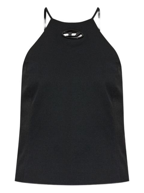 T-Elma logo halterneck top