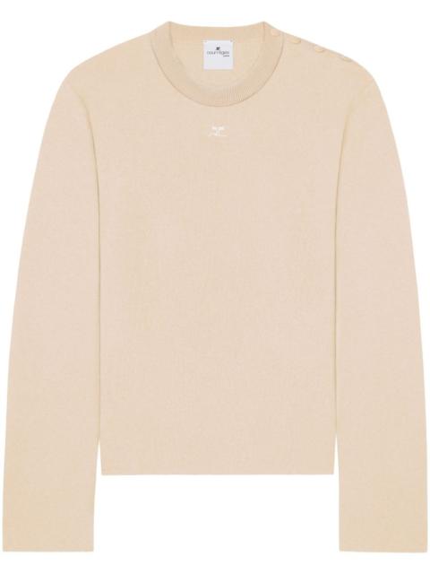 shoulder snaps sweater