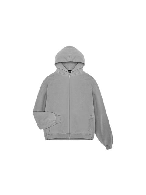 Represent Initial Zip Hoodie Ultimate Grey